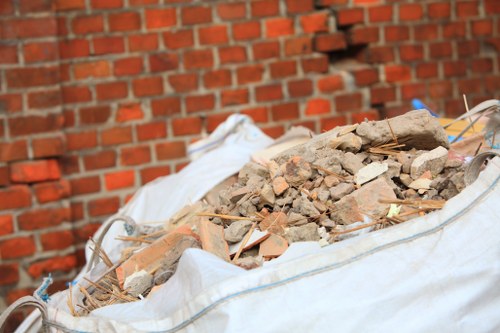 Commercial waste collection in a Swiss Cottage business area